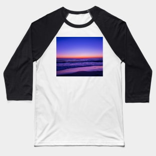 Blue Ocean Waves Baseball T-Shirt